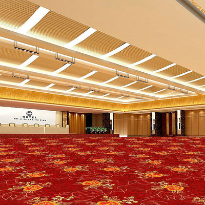 Polyester Achtergrond Axminster Floral Design Commercieel gedrukt tapijt met en Broadloom