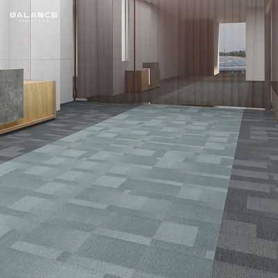 50x50 Nylon dikke commerciële kantoor tapijttegels met meervoudige loopstapelconstructie