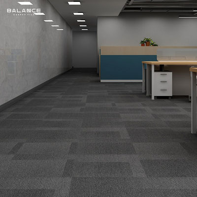50x50 Nylon dikke commerciële kantoor tapijttegels met meervoudige loopstapelconstructie