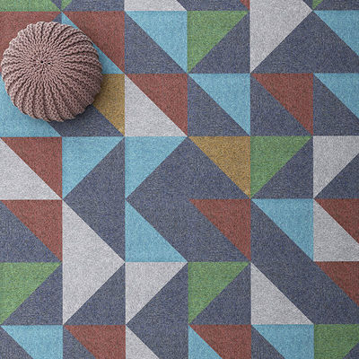 Nylon Loop Pile Modern Design Opvouwbaar tapijttegel voor kantoor woonkamer Hotel Huis