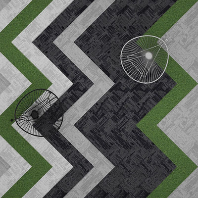 Nylon Loop Pile Modern Design Opvouwbaar tapijttegel voor kantoor woonkamer Hotel Huis