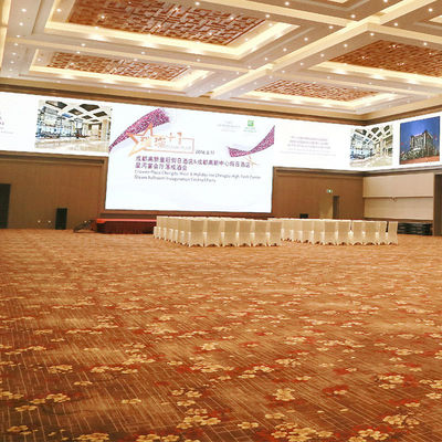 Custom Pattern Woven Wool Nylon Luxe Axminster Hotel Ballroom tapijt voor auto's Gebed
