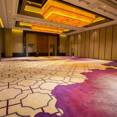 Commerciële kwaliteit 80% wol en 20% nylon Floral Axminster Wall to Wall Carpet Pattern