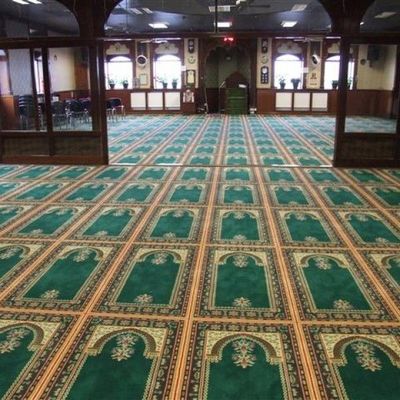 Op maat gemaakte Axminster-tapijtrol in moslimstijl voor de kerk