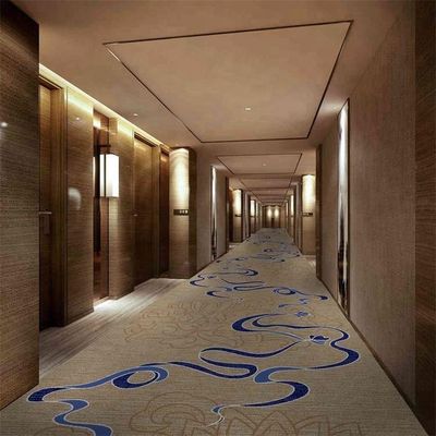 Hotel hal PET VRIENDLIG 100% Nz wol Axminster tapijt met luxe op maat gemaakte ontwerp