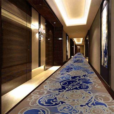 Hotel hal PET VRIENDLIG 100% Nz wol Axminster tapijt met luxe op maat gemaakte ontwerp