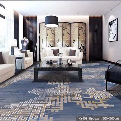 Luxe 5 sterren hotel lobby gang gang Axminster tapijt met 7 mm stapelhoogte