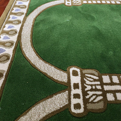 Machine-made Axminster tapijt voor moskee kerk wasbare wol/nylon brandwerend gangpad