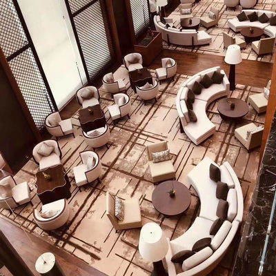 Wasbare brandwerende slaapkamer of hotelkamer