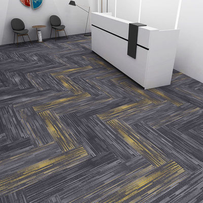 Office Modern Style 100% Resilya Nylon Vierkante Lineariteit Afneembare vloer tapijt 50x50