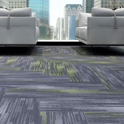 Office Modern Style 100% Resilya Nylon Vierkante Lineariteit Afneembare vloer tapijt 50x50