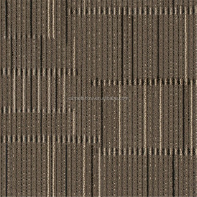 100% PP Stripe Design Office Carpet Tile BALANCE voor de commerciële sector van Maleisië