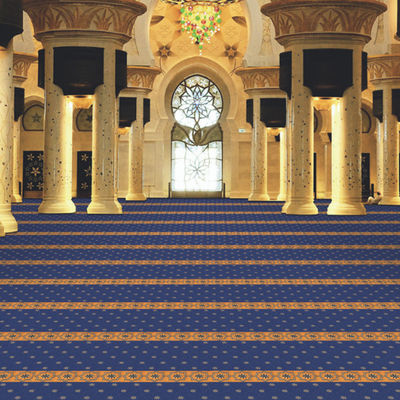 Op maat gemaakte patronen Moskee Gebed tapijt gesneden stapel constructie 4 * 25 M rol moskee