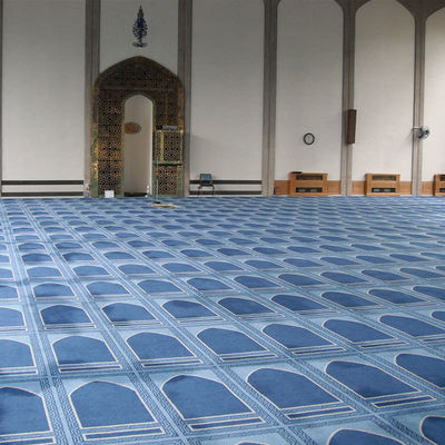 Op maat gemaakte patronen Moskee Gebed tapijt gesneden stapel constructie 4 * 25 M rol moskee
