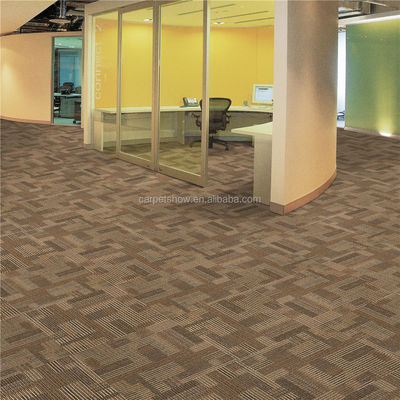 50x50 kantoor tapijttegels met handgemaakte Jacquard gedrukte patronen en anti-slip ontwerp