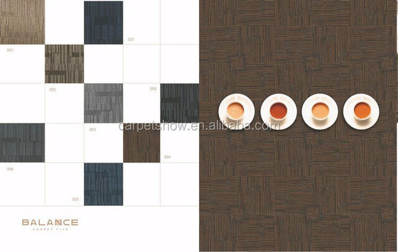 50*50cm Tufted Modern Office PP Carpet Tile met een prachtige kleur
