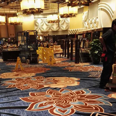 Op maat gemaakte kleur Luxe Wol Wand tot Wand Axminster tapijt voor 5-sterren Alfombras Hotel