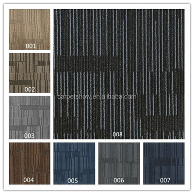 520 g/m2 Rib Style Carpet Tile De perfecte keuze voor moderne bedrijven in Maleisië