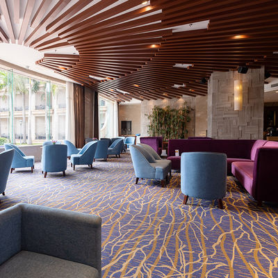 80% wol en 20% nylon Axminster Design tapijt voor hotels Ballrooms Woonkamers Auto's binnen