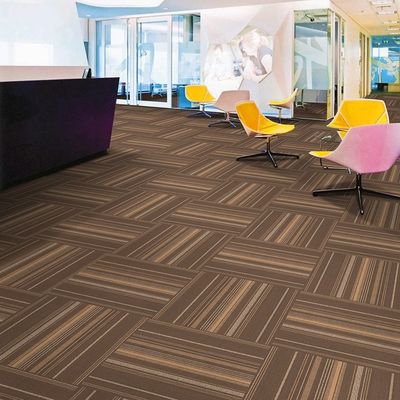 Striped topklasse plank kamer tapijttegels voor huis 100% polypropyleen
