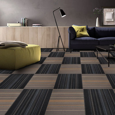 Striped topklasse plank kamer tapijttegels voor huis 100% polypropyleen