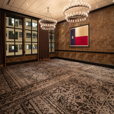 Professionele hotel tapijt voor luxe hotel banketzaal ondersteuning aangepast rechthoek