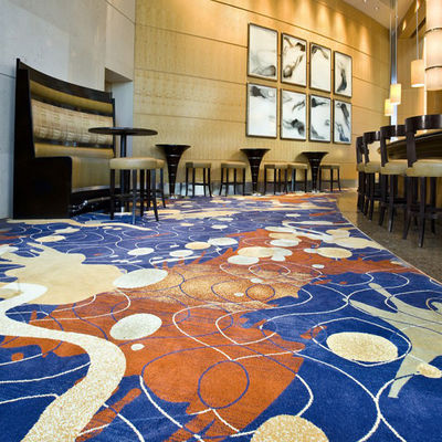 Flower Pattern Machine gemaakt tapijt voor 5 sterren hotel hal en balzaal decoratie