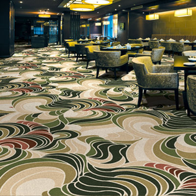 Flower Pattern Machine gemaakt tapijt voor 5 sterren hotel hal en balzaal decoratie