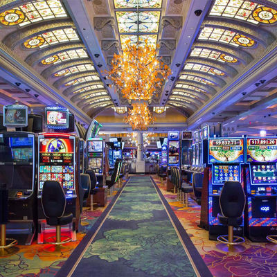 Gepersonaliseerde kleur ontworpen 100% Nylon gedrukt tapijt voor Axminster Casino vloer