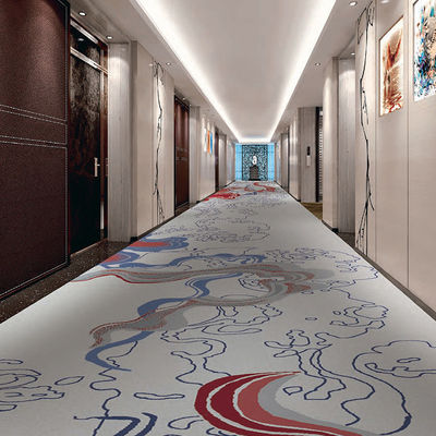 Op maat gemaakte nylon-printtapijten voor commercieel traptapijt in 5-sterrenhotels Hotels