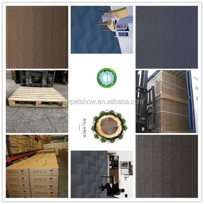 6 Kleuren Machine Tufted Loop Pile Nylon Soundproof Carpet Tile met Abstract Pattern