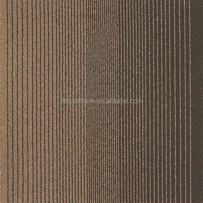 6 Kleuren Machine Tufted Loop Pile Nylon Soundproof Carpet Tile met Abstract Pattern