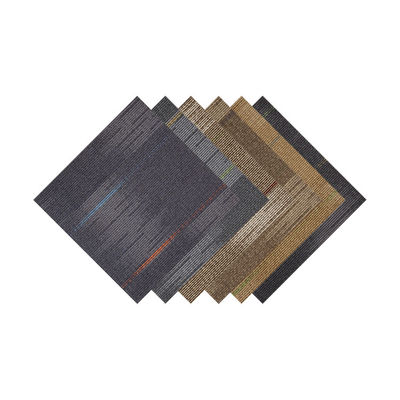 5.0 mm Totaal dikte Hout patroon vloertegel gemaakt van nylon materiaal voor vierkante oppervlakken