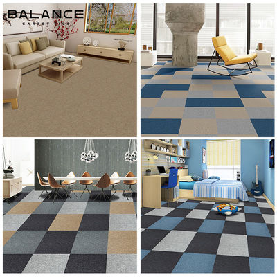 Medium Pile 50x50 PP modulaire tapijttegels in aangepaste kleur voor commercieel kantoor