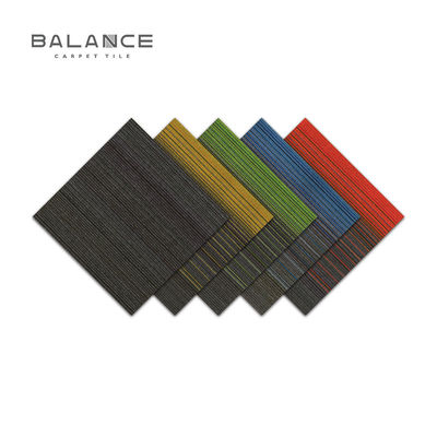 50x50 kantoor modulaire tapijttegels Loop Pile PP Nylon/Bitumen Backing Square Carpets