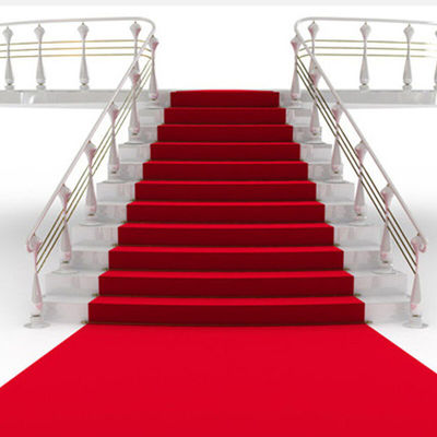 Moderne luxe rode loper voor huwelijksgebed Huis Autofeest 100% polyester