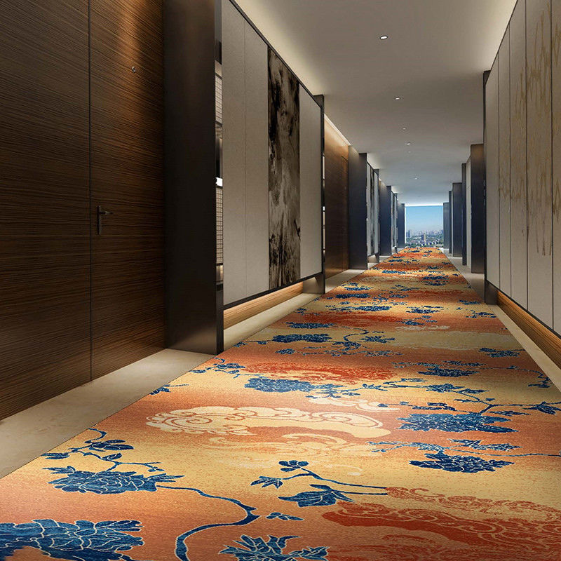 Commercieel modern luxe Axminster tapijt voor 5-sterren hotel lobby design muur aan muur