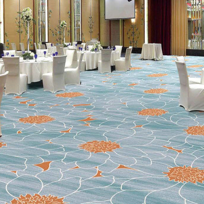5 sterren hotel vloer aangepast ontwerp Axminster tapijt met jute / PP backing materiaal