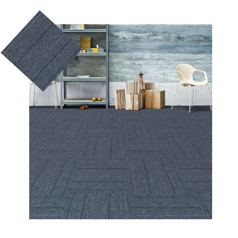 Commerciële kantoor tapijttegels 50x50 met moderne stijl en modulaire PVC-achtergrond van OEM
