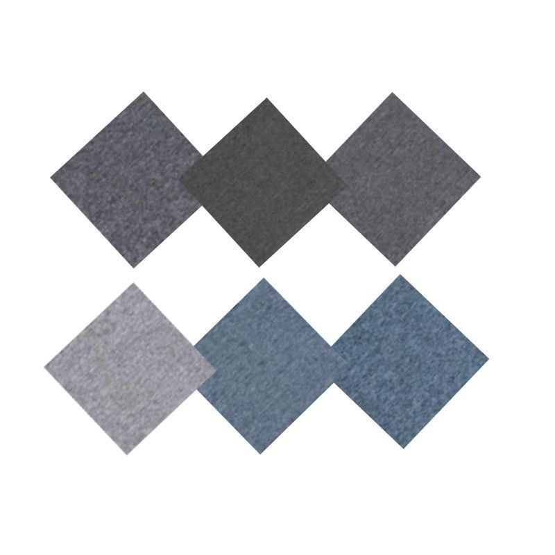 Abstract Patroon Pp-vezelvloeren Pvc commerciële tapijttegels 50X50 voor vergaderruimte