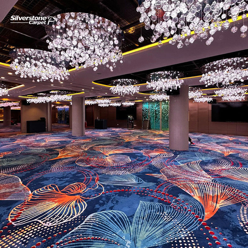 Hotel Lobby Corridor MACHINE Made Custom Axminster tapijt Wand tot Wand Print Moquette