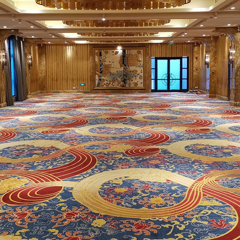Op maat gemaakt 5 sterren hotel banketzaal tapijt en tapijt hoge kwantiteit tapijt dichtheid 7x7-7x12