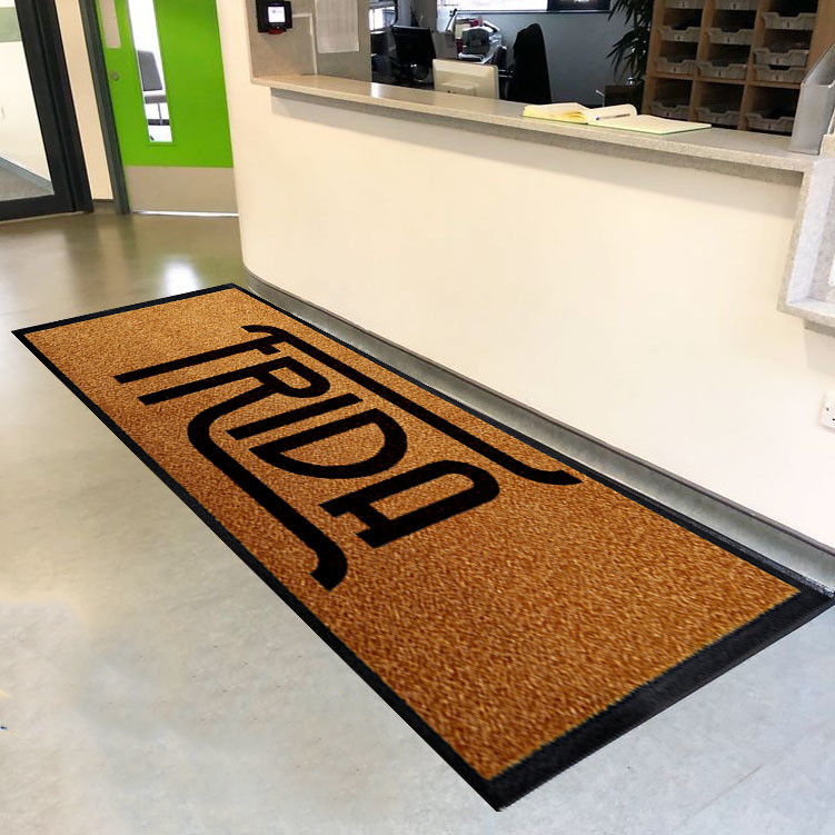Abstract Patroon Logo tapijt in de vorm van een tapijt op maat voor binnen- of buitenruimte