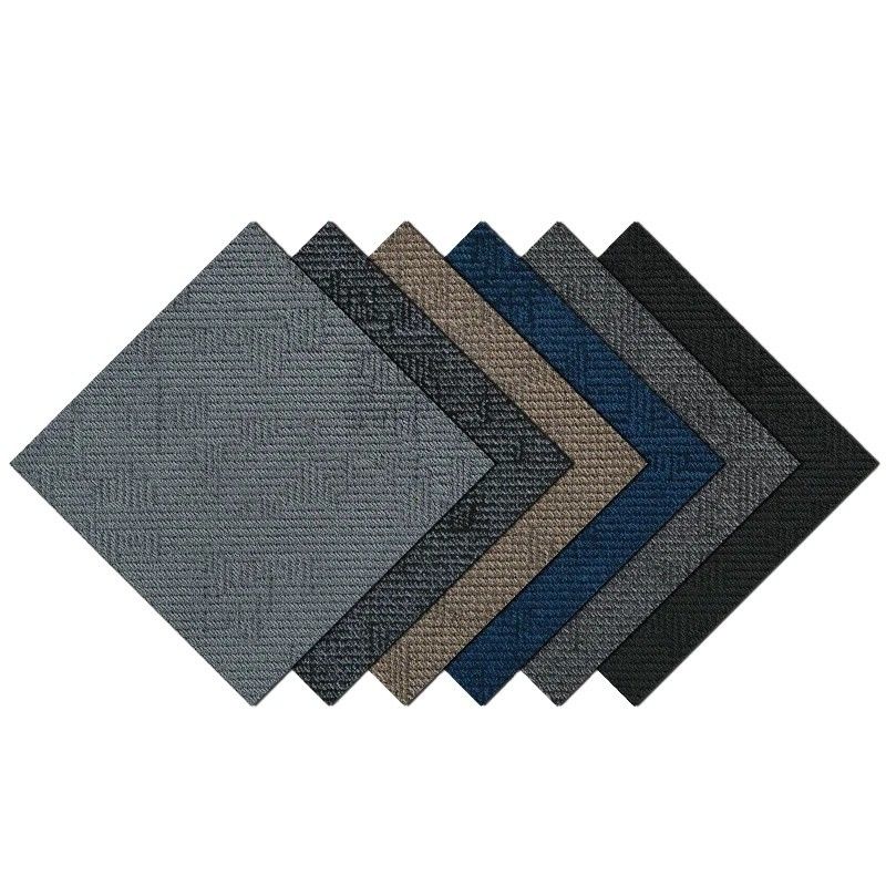 Mulit Level Loop Pile Construction Modulaire kantoor tapijttegels met PVC-achtergrond 60 x 60