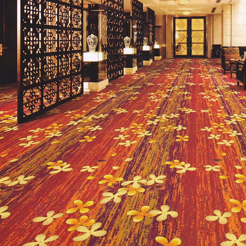 Abstract Patroon Muur tot Muur Gang Nylon Printing Carpet Voor Hotel Eetkamer