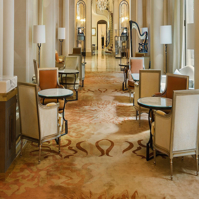 3D Hand Tufted Carpet Soft Square Meter Wol en zijde Custom Pattern voor Luxe Hotel