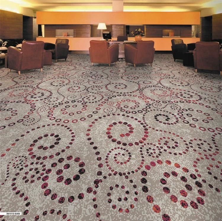Axminster Cut Pile Pattern Carpet Roll voor 5 Star Hotel Ballroom Decoratie