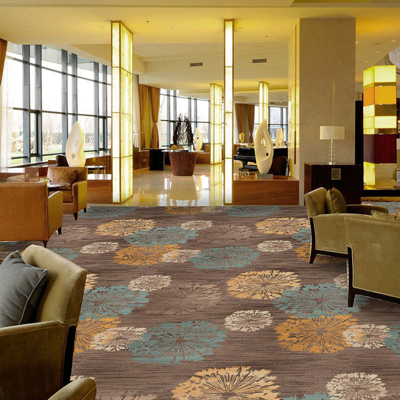 Commerciële kwaliteit 80% wol en 20% nylon Floral Axminster Wall to Wall Carpet Pattern