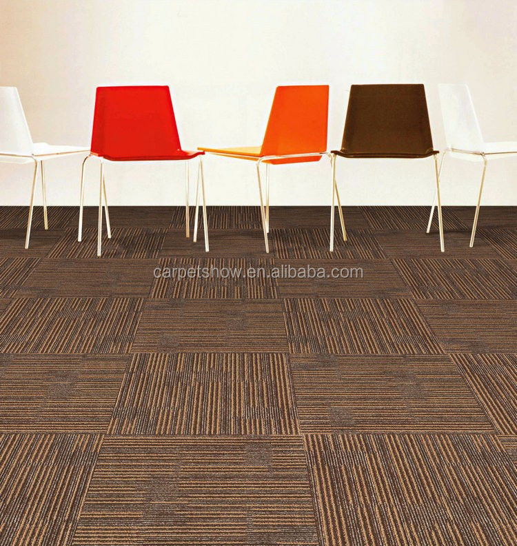 520 g/m2 Rib Style Carpet Tile De perfecte keuze voor moderne bedrijven in Maleisië