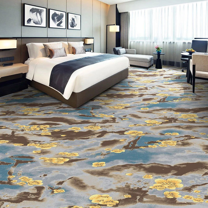 Custom Pattern 100% Nylon gedrukt tapijt voor Hotels Woonkamers Ingangen Gangen Binnen